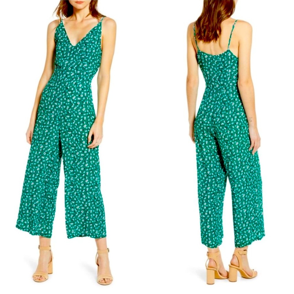 Rails • Gabrielle Sweetpea Wide Leg Jumpsuit 💚
